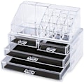 Miniatyrbillede 1 af 5: Sort kosmetik og smykkeskrin 23,5 * 14,5 * 18,5 cm, med