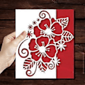 Miniatyrbild 2 av 5: Julklappsbloss Metallstansar Schabloner DIY Scrapbooking Album Pappkort Mall Form Prägling Hantverk
