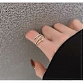 Miniatyrbillede 3 af 5: Negl Ring til Kvinder Piger Cubic Zirconia Ringe Delikat Spiralringe KPOP Pegefinger Ring Guld Negl Pegefinger Ringe Justerbare Åbne Ringe Fødselsdag Ch