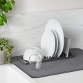 Miniatyrbilde 2 av 4: Avløpsstativ multifunksjonell tørkeplate flat avløpsmatte avløp