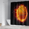 Miniatyrbilde 2 av 4: Basketball Dusjforheng 180*180 cm, Mykt Dusjforheng