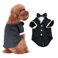 Hundskjorta Valp Småhund Kläder, Elegant Kostym Fluga