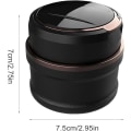 Pikkukuva 2 / 5: Auton tuhkakuppi, helppo puhdistaa irrotettava auton tuhkakuppi LED-valolla