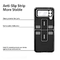 Miniatyrbillede 3 af 5: Retro Thinking Series Etui til Samsung Galaxy Z Flip4 (Brun)