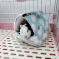 Miniatyrbild 1 av 5: Sängkläder Plysch Mus Liten Hamster Hus Hängmatta Leksak Koja Guinea Pi