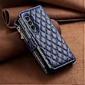 Miniatyrbillede 5 af 5: Wallet Lynlås Etui Kompatibelt Med Samsung Galaxy Z Fold 4, PU Læder Cover Med Håndledsrem & Kortholder
