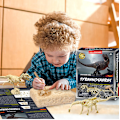 Miniatyrbillede 4 af 5: Håndlavet DIY 3D træpuslespil-sæt, pakke med 1 dinosaur B