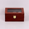 Miniatyrbilde 4 av 5: 3 Gird Luksuriøs Treklokke Boks Display Case Organizer Smykkeoppbevaringsholder (1)