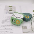 Pikkukuva 5 / 5: (Vihreä) Kotelo yhteensopiva AirPods 3. sukupolven kanssa 2021, Retro Radio Design