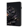 Miniatyrbillede 2 af 5: Maltet Hylster i Læder med Maling til Lenovo Tab M10 3. Gen (Lilla Lotus)