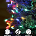 Miniatyrbillede 2 af 5: 10M 100 LED Multifarvede Julelys Indendørs Batteri