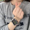 Miniatyrbild 4 av 5: Transparent armband för Apple Watch Series 7/6/5/4/3/2/SE 45m