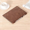 Miniatyrbillede 2 af 5: Retro Bog Leather Etui til iPad Pro 13 2024 (Kaffe)