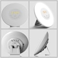 Miniatyrbillede 4 af 5: Radiovækkeur Lys Sengebordslampe Vækkeur LED Lys Touch