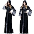 Miniatyrbillede 1 af 4: Dame Hexe Vampyr Cosplay Kostumer Gothic Kappe Party Outfit (XL)