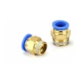 Miniatyrbillede 1 af 5: 10 stk Luft Hurtigkobling Pneumatiske Fittings Kobling Hurtigkoblinger Dia. 6mm til Autoindustrien PT1/4