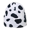 Miniatyrbillede 1 af 5: Casual Enkel Strikket Hue Moderigtig Tyk Varm Zebra Ko Leopard Print Strikkehue Efterår Vinter til Mænd Kvinder Køer (Køer)