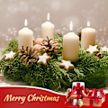 Pikkukuva 3 / 5: 8 kpl 6 cm/ 2,4 tuuman metallilevykynttilänjalat Adventtiseppele