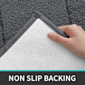 Miniatyrbillede 4 af 5: Skridsikker bademåtte vandabsorberende mikrofiber blød bademåtte,Mach