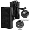 Miniatyrbillede 1 af 5: Molle Pouch Kompakt Utility Edc 600D Gadget Taktisk Hængende Taljetaske Gear Værktøj (Grøn)