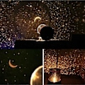 Miniatyrbillede 3 af 4: 2 stk. Star Master USB Projektionslampe Romantisk Stjernehimmel LED Natlampe