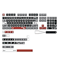 Miniatyrbilde 1 av 5: 133 Taster PBT Keycaps 6.25U 7U Delt Mellomromstast for Mekanisk Tastatur Diy Keycap