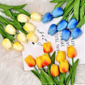Miniatyrbillede 2 af 5: 10 stk. tulipan simuleringsblomst bryllup hjem hotel dekoration falsk blomst simuleringsplante (ren pink)