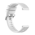Miniatyrbillede 2 af 5: Til Garmin Forerunner 158 / 55 Twill Silikon Urrem (Hvid)