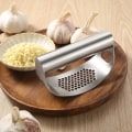 Miniatyrbillede 2 af 5: Hvidløgspresser Rocker, 304 Rustfrit Stål Hvidløg Hakker Knuser Pr