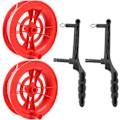 Miniatyrbillede 3 af 5: （12cm）2 stk. Dragesnor Hjul Winder Kite Line Winder Winder Ha