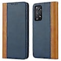 Pikkukuva 1 / 5: Xiaomi Redmi Note 11 Pro -kotelo, vasikanahkamainen pinta, 3 korttipaikkaa, väriyhdistelmä, nahkainen puhelimen suojakotelo (tyyli B)