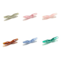 Miniatyrbillede 3 af 4: Bogsideholder Resin Tommelfingerbeskyttere til Læsning Transparent Tommelfinger Bogåbner Værktøj (lilla)