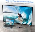 Pikkukuva 3 / 5: USB-C - VGA HDMI -sovitin, Type-C - VGA HDMI 4K UHD -muunnin