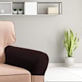 Miniatyrbillede 3 af 5: 1 par PU læder sofa armlæn betræk til lænestol armlæn, S