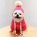 Miniatyrbillede 3 af 5: (M,Pink) Hundetrøjer Vinter Hundejakke, Kæledyrstøj Hvalp Varm Vest