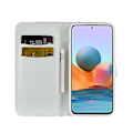 Miniatyrbillede 4 af 5: Læderetui til Xiaomi Redmi Note 10 Pro (Sølv)