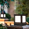 Miniatyrbillede 5 af 5: IP55 Vandtæt Aluminium LED Hegn Lampe Have Landskab Græsplæne Lanterne Udendørs Bordlampe Søjle Villa Portstolpe Lys