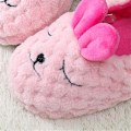 Miniatyrbillede 5 af 5: Baby Piges Bløde Plys Hjemmesko Tegneserie Varme Vinter Hjemmesko (Indvendig længde 14,5 cm)
