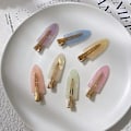 Miniatyrbillede 3 af 3: JUSCH 6 stk. Hårclips uden bøjning, Gradient Hårclips uden krøller til frisering, Makeup Clips til kvinder og piger------A5,WZ-465R