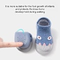 Miniatyrbilde 4 av 5: Fianao 1 par Førstegangssko Elastiske Sko Overflate Tilpasset Baby Førstegangssko (24 cm Rock Cyan)