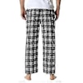 Pikkukuva 4 / 5: Miesten ruudulliset puuvillaiset pyjamahousut/YY(3XL musta.valkoinen)