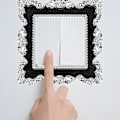 Miniatyrbild 5 av 5: 2-pack (vit) Plasterstickers för strömbrytare, kvadratiska