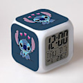 Miniatyrbillede 1 af 5: Stitch Anime LED Digital Vækkeur til Piger - Sød Størrelse, 8cm, 3 tommer, 7 Farver Skifter, Temperatur, Perfekt til Pigers Soveværelse(13) 53