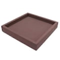 Miniatyrbillede 1 af 2: Tykkere Plastikplade Plantepotteskål Multifunktionel Husholdnings Pottet Støtte Lækagesikker Pottet Base til Hjem Indendørs Altan (Kaffe, Indvendig 20x20cm