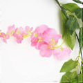 Miniatyrbillede 2 af 5: Kunstig Vin Blomsterguirlande Falske Bladplanter Vin til Bryllupsbord Blomsterarrangement Bryllup, 200 cm Lang (Pink)