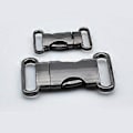 Miniatyrbillede 5 af 5: 2 stk. Metal Side Release Spænder Justerbare Quick Release Clips DIY Håndværkstilbehør (Sort) (Lys Sort)