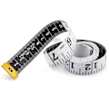 Miniatyrbilde 1 av 5: 2 stk dobbeltsidige skreddersømmeter, 1,5 m 60 tommer