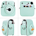 Miniatyrbild 3 av 5: Fodral för Fuji Instax Mini mini8/8+/9, PU-läderskyddsfodral för Fujifilm Instax Mini mini8/8+/9