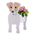 Pikkukuva 1 / 4: 100% uusi, söpö puutarhakoira-istutusruukku, eläinaiheinen kukkaruukku puutarhakoristeisiin (Jack Russell -siemenkylvö)