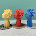 Miniatyrbillede 4 af 5: 3D Pout-Dukke Silikoneform til Aromaterapi Gips Resin Form Hjemme Ornament